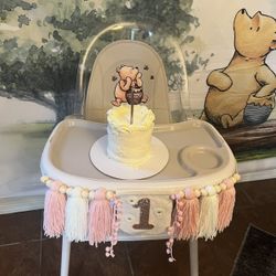 Modern Clear & Gray High Chair – $50 OBO!