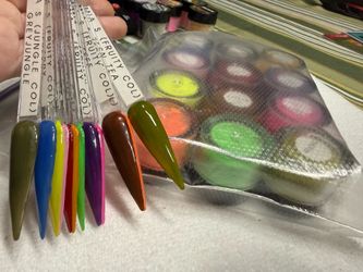Mia Secret Fruity Acrylic Collection (11 colors) + 1 from jungle collection