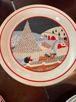 Epoch "Twas the Night Before Christmas" (Pattern 8100) ceramic dinnerware set