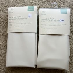 Haven Recycled PEVA Shower Curtain Liner