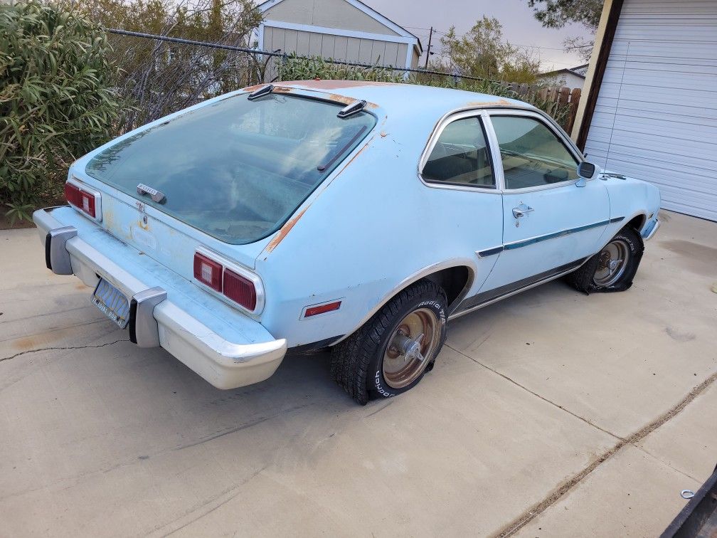 1977 Baby Blue Ford Pinto