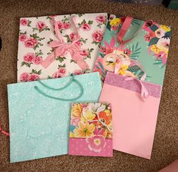 Girly Floral Gift Bags
