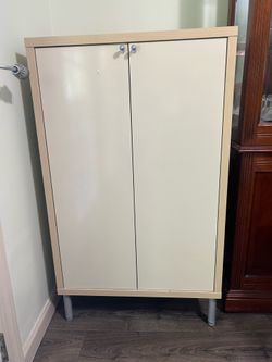 Utility wooden cabinet