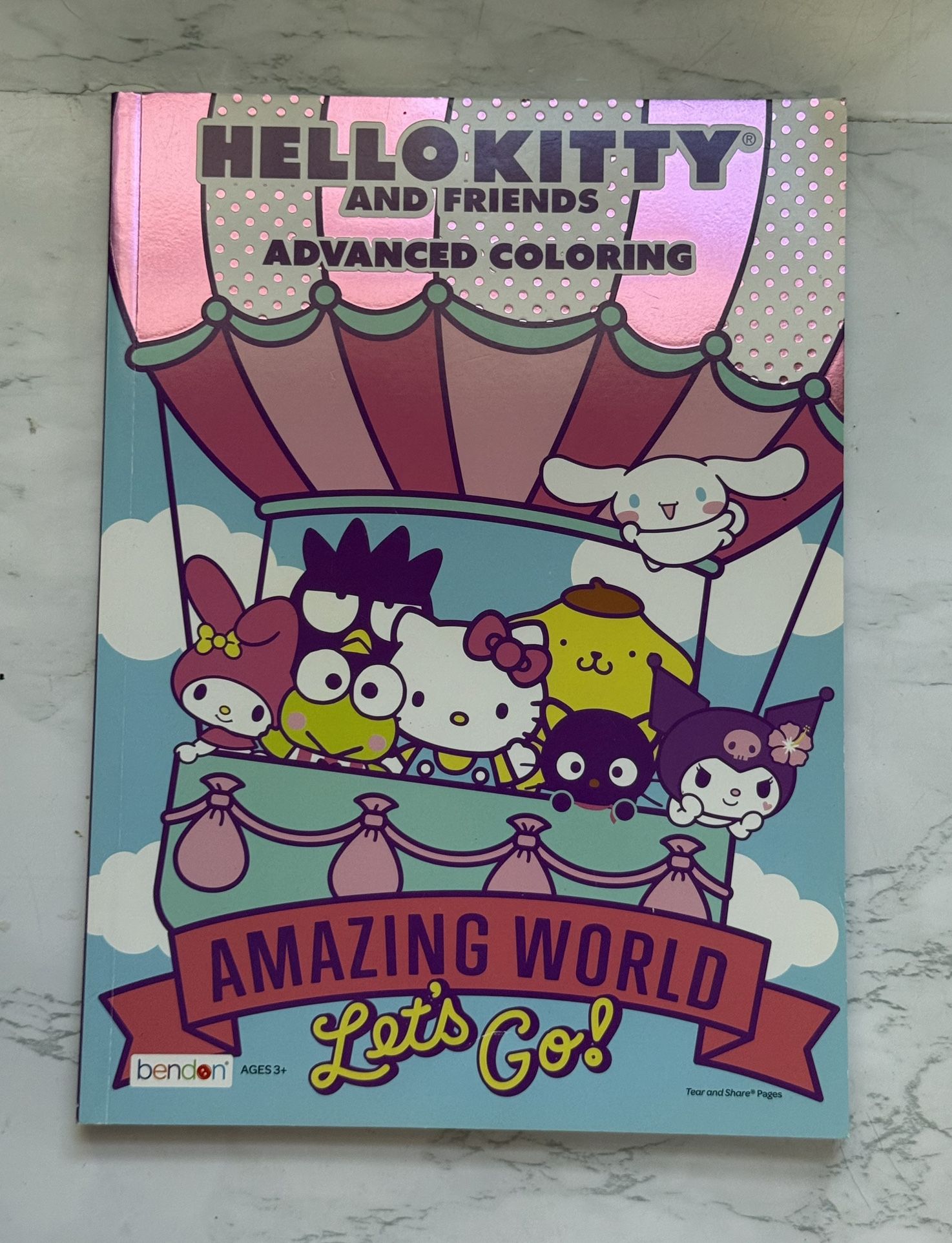 Hello Kitty & Friends Advanced Coloring Book