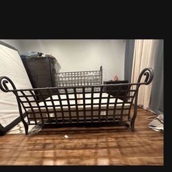 Iron Wrought King Bed Frame 