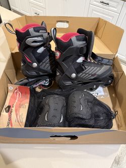 ZetraBlade Inline Skates with Protective Gear