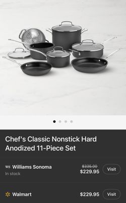 11 pc nonstick pots and pans only used once