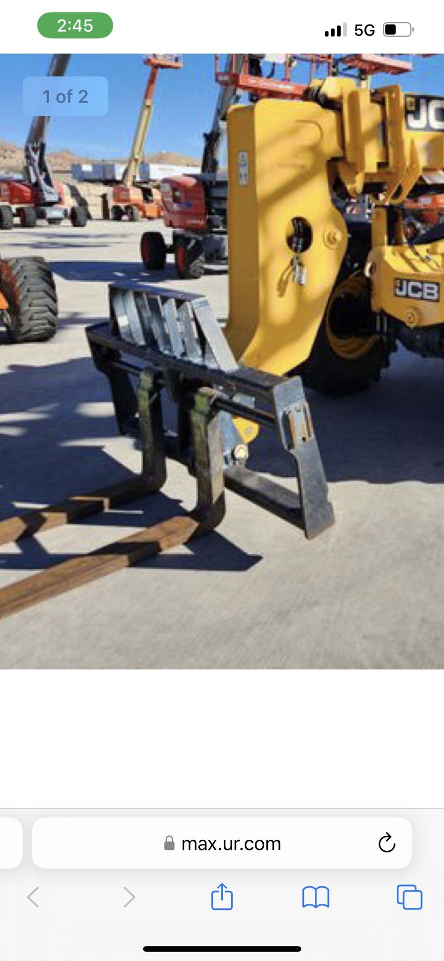 JCB Telehandler for Sale