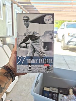 Tommy Lasorda stadium giveaway bobble head