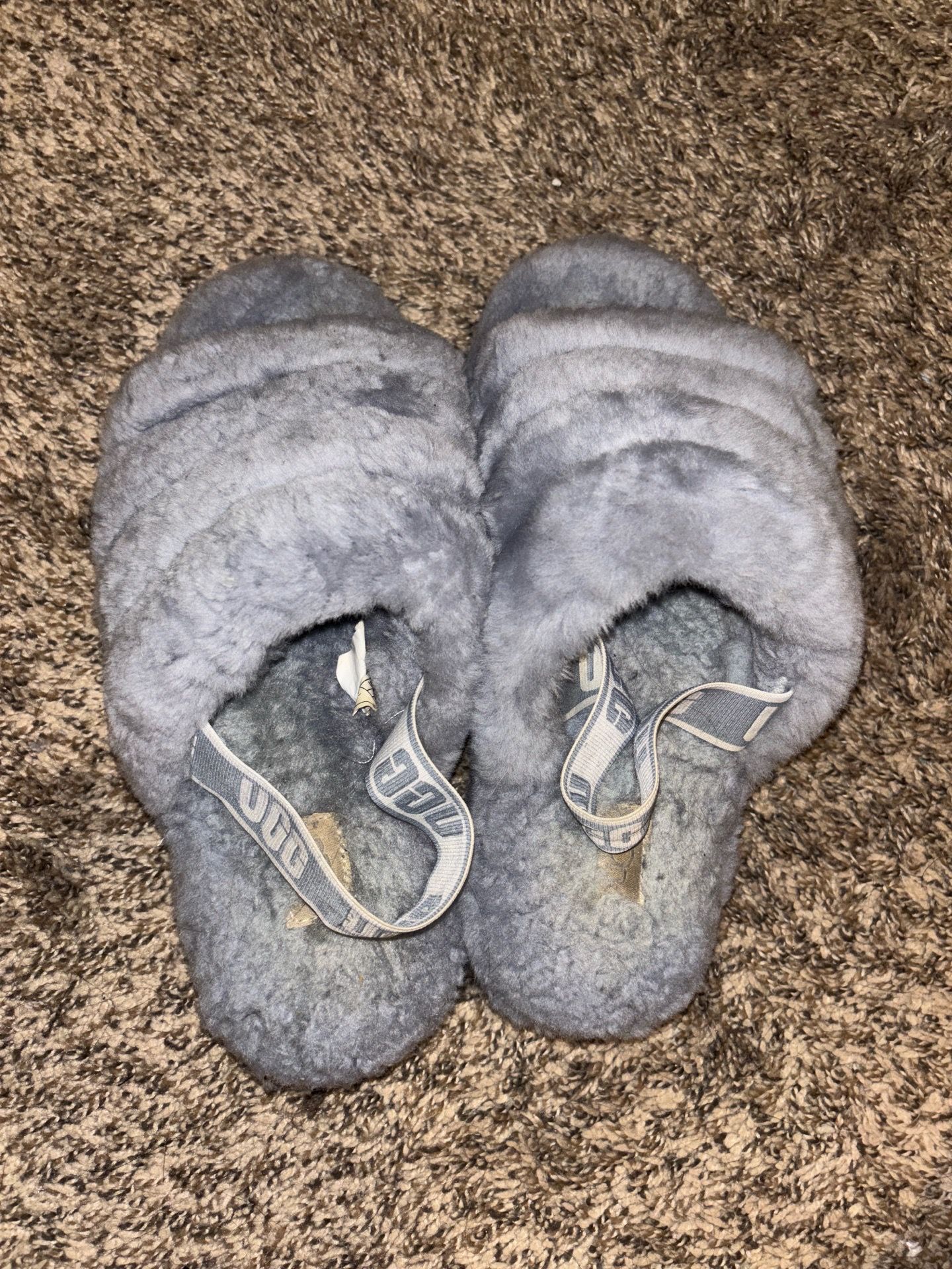 UGG slippers women’s 10 light blue