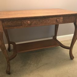 French Provincial Style “Oak Table By Piqua”