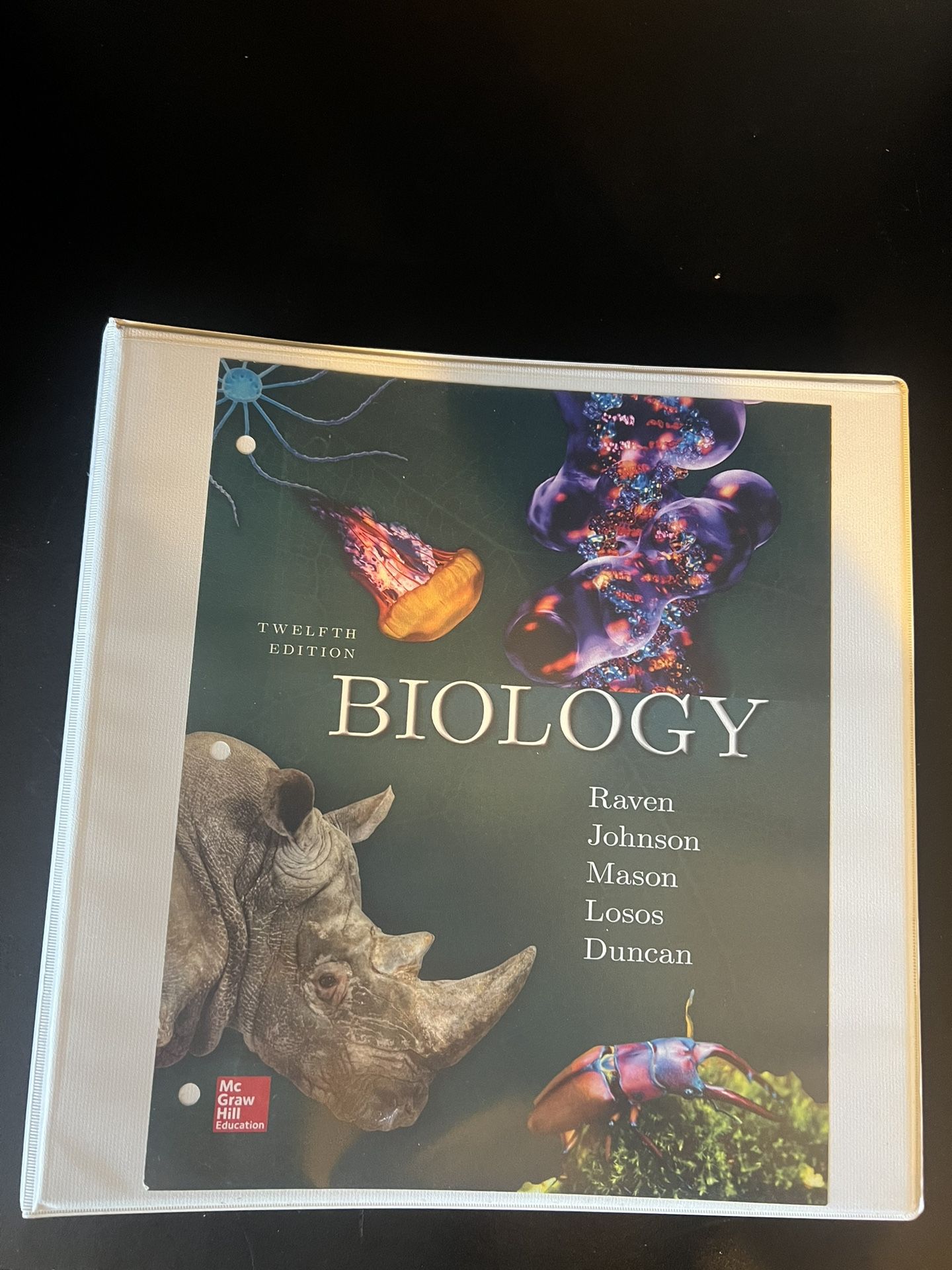 Biology Twelfth Edition McGrawHill Raven Johnson Losos Duncan
