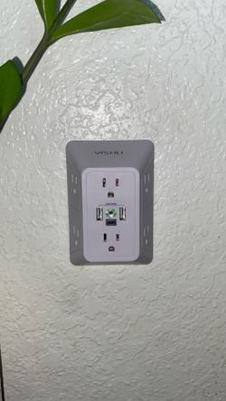 Multi Plug Outlet Surge Protector - Yishu 3 Sided Power Strip With 6