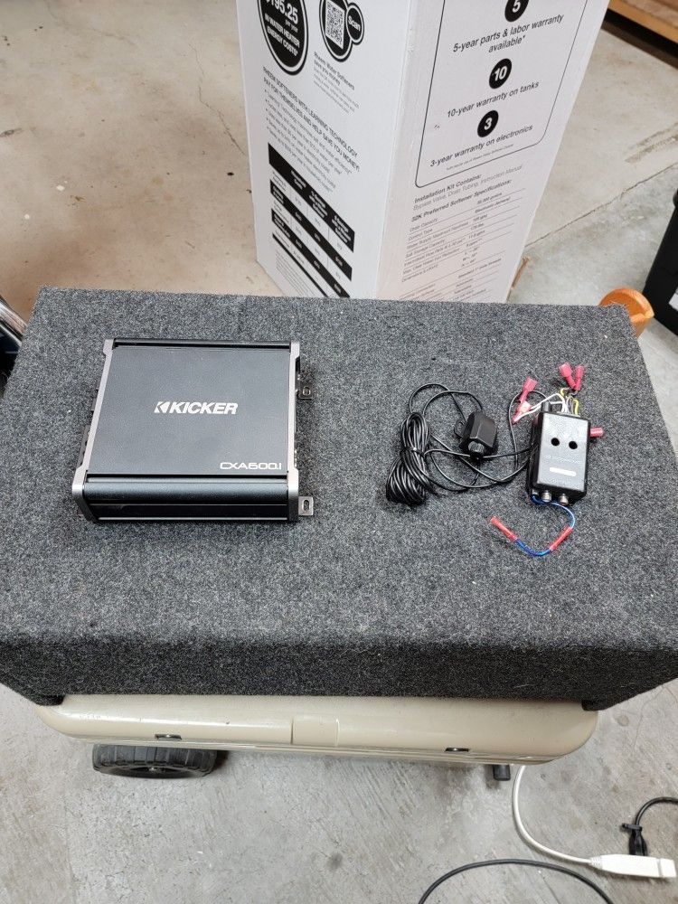 Amp And Subwoofer