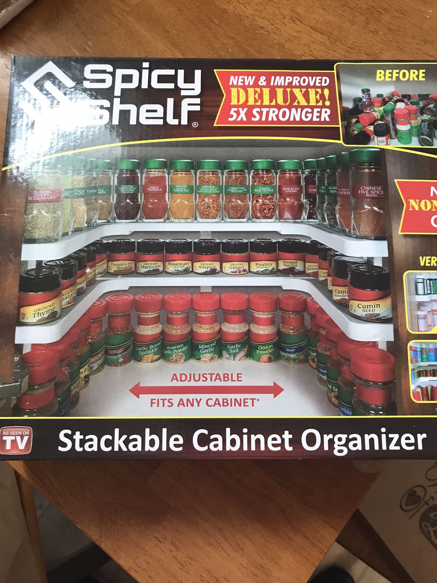 Spice Shelf Organizer—- New In box