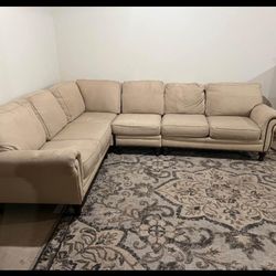 Cozy Tan Sectional 