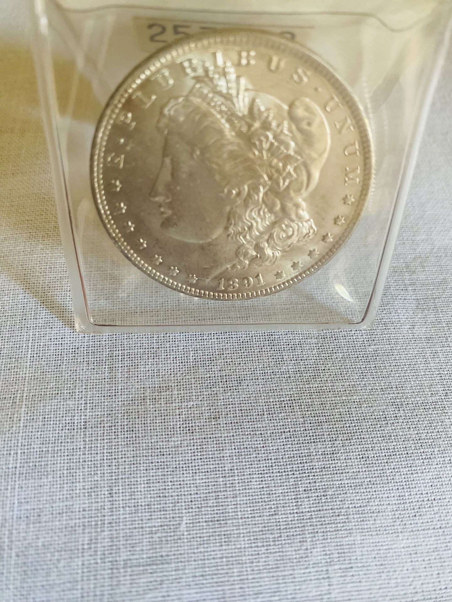 1891 -O Morgan Silver Dollar.