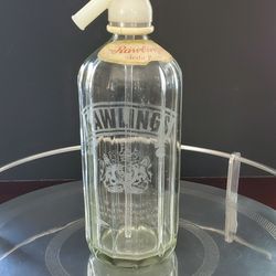 Liquor Bar / Seltzer Water bottle, Crystal