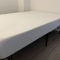 Bed frame and mattress