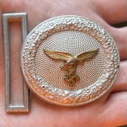 WW2 Luftwaffe Belt Buckle – Original German Militaria Historical