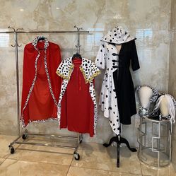 Family Of 3 Halloween Costume Set Party New $75