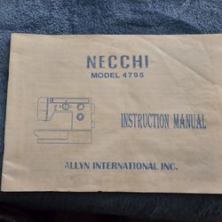 Necci Sewing Machine