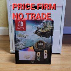 BRAND NEW NINTENDO SWITCH  - TEARS OF THE KINGDOMS Ed. FIRM PRICE,  NO TRADE, READ DESCRIPTION FOR DETAILS