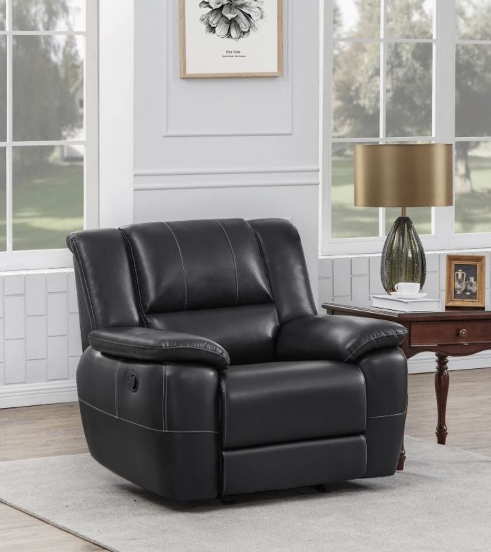 Brand New Black Glider Reclining Chair