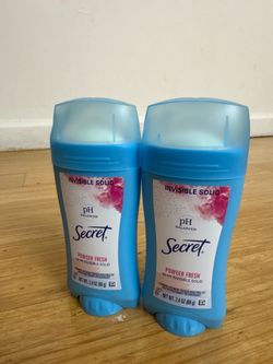 2pc Secret Invisible Solid Deodorant