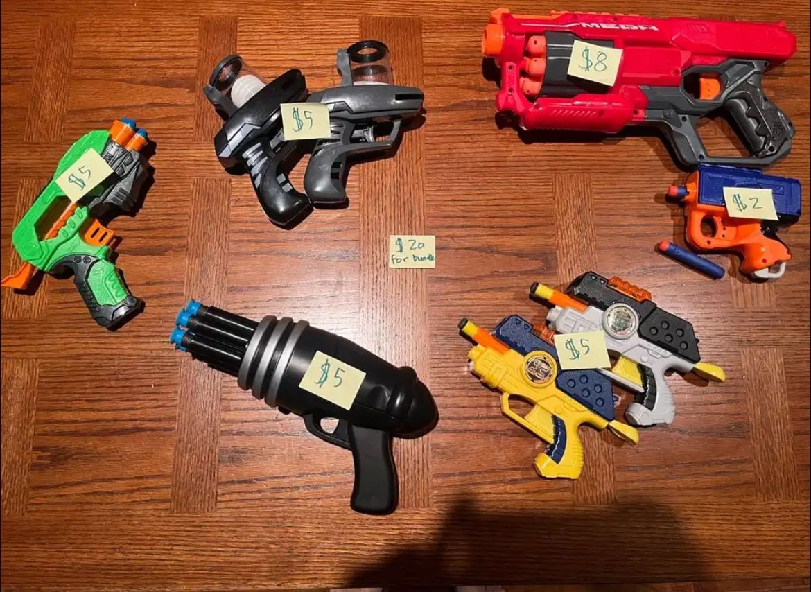 Nerf Guns And Other Blasters