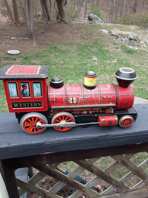 1965 Western Toy Train Runs Excellent