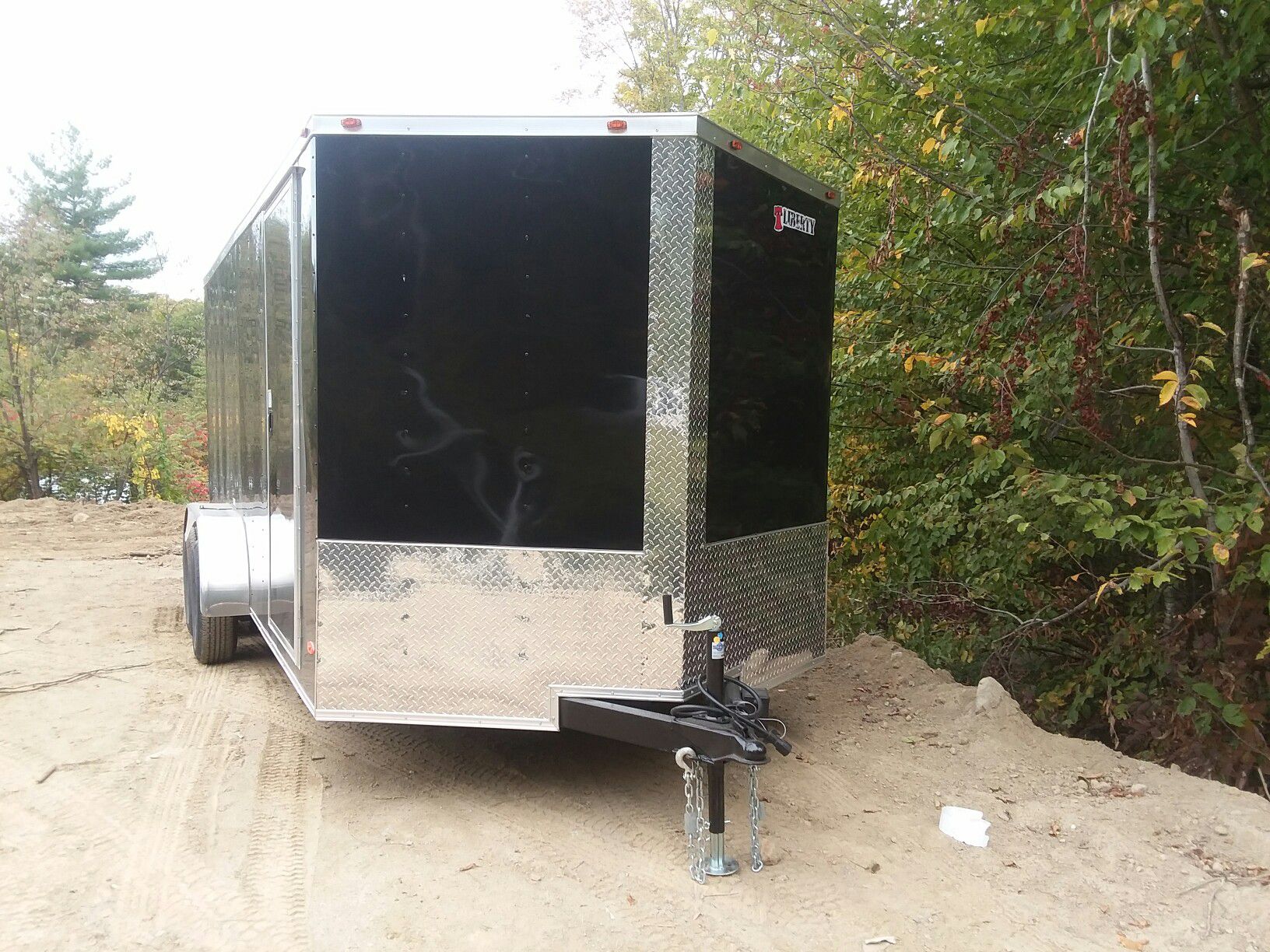 New Liberty 7 x 16 enclosed cargo trailer