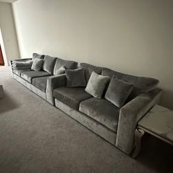 Modern Couch + Free Accessories