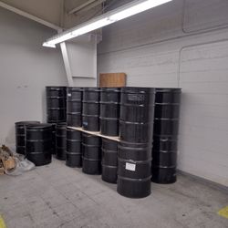 For Sale 50 gallon Metal Drums Empty Clean 