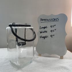 Crystal vase centerpiece for candle 🕯