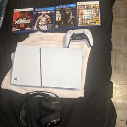 PlayStation 5 With Games Headset And Controller 