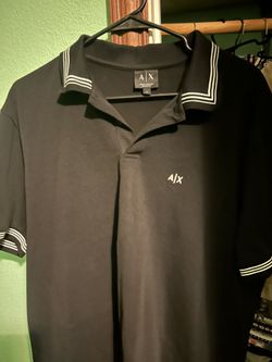 Black Armani polo shirt