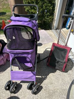 Pet stroller and backpack
