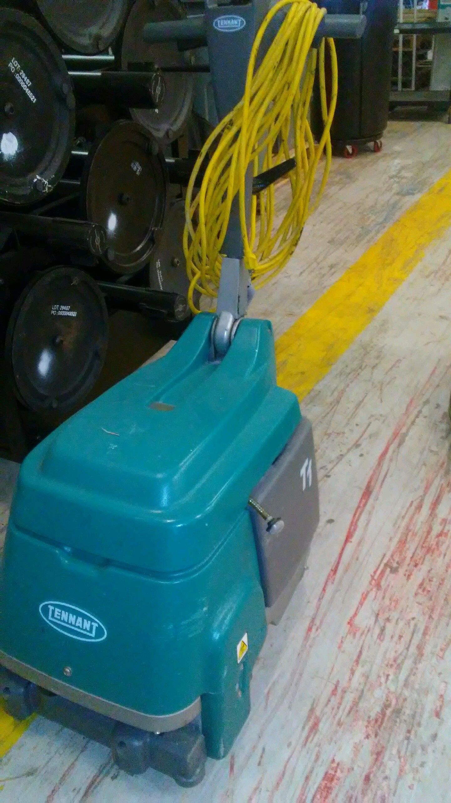 Used Tennant T1B Battery Floor Scrubber