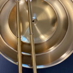 2Pcs 3 Tier Gold Cupcake Stand Stainless Steel Cupcake Tower Gold