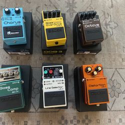 Boss Guitar And Bass Pedals