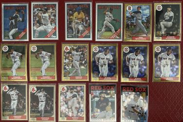 Boston Red Sox Silver Packs 2023/22/21