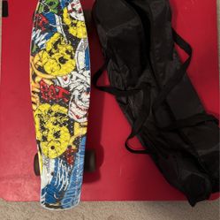 ENKEEO Skateboard and bag