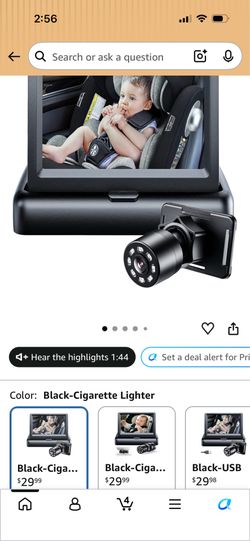 Baby car monitor