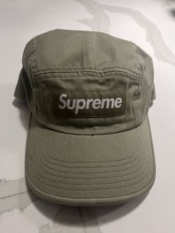 Supreme Washed Chino Twill Camp Cap from SS23 Great Condition
