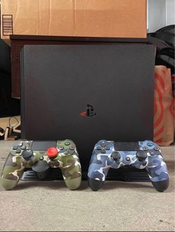 Sony PlayStation 4 Pro with 2 Controllers and Vertical Stand