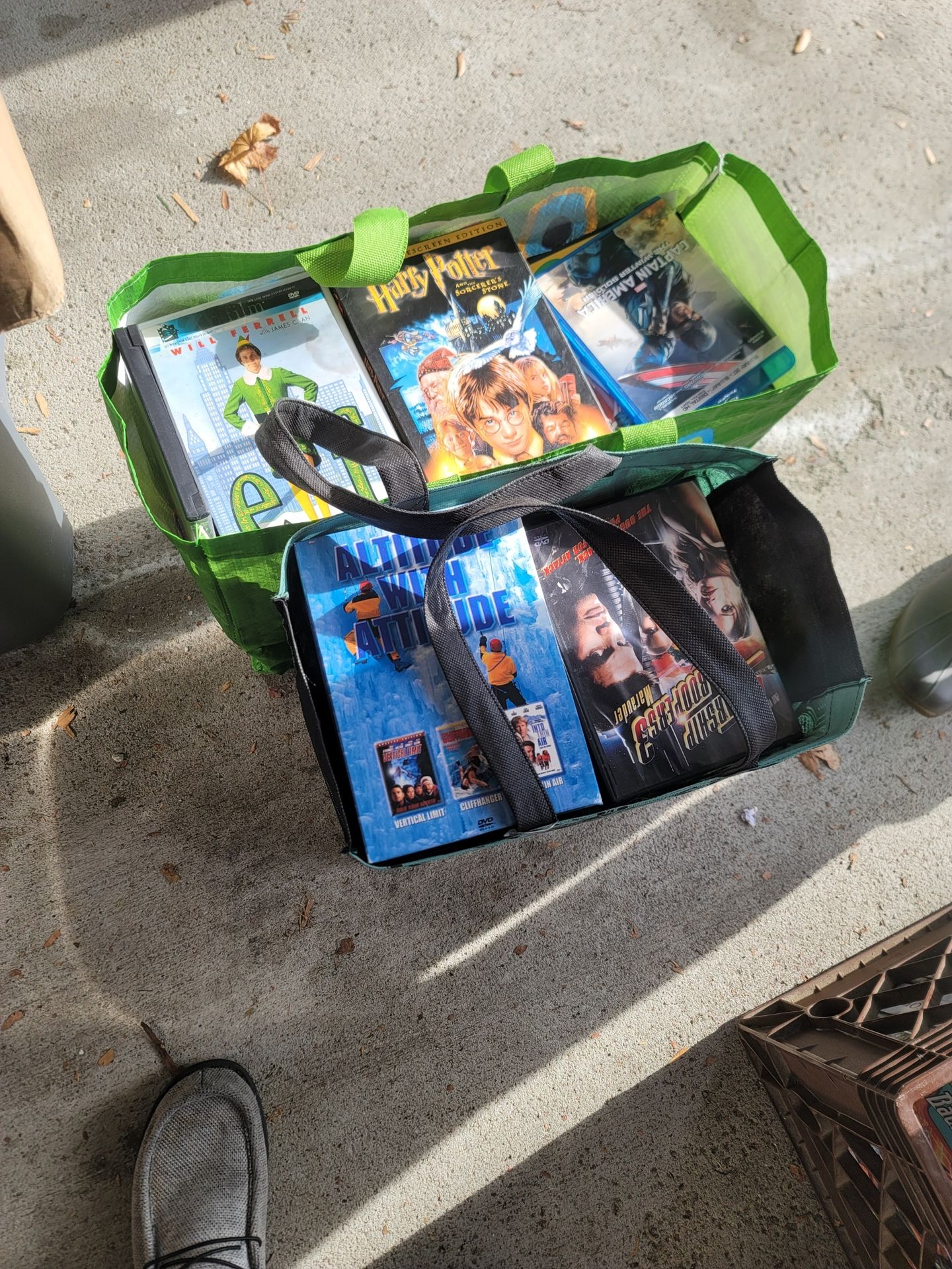 Bag Full Of DVDs 