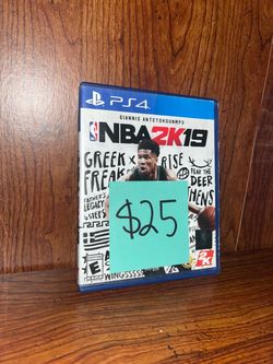 PlayStation 4 & 5 PS5 Video Game PS4 NBA 2K19 Basketball Giannis Antetokounmpo