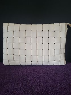 Anthropologie Woven Clutch/crossbody Bag