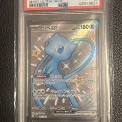 PSA 10 Mew EX Paldean Fates Shiny Ultra Rare Pokemon